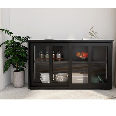 Ebern Designs Jerimiyah 52.4" Sideboard in White | 32.08 H x 52.4 W x 15.74 D in | Wayfair