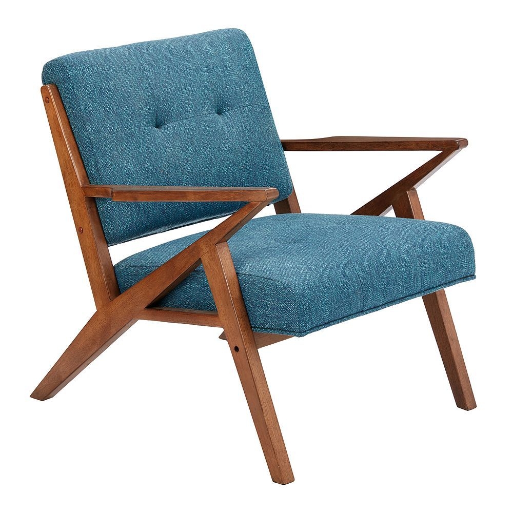 INK+IVY Rocket Lounge Accent Chair, Blue