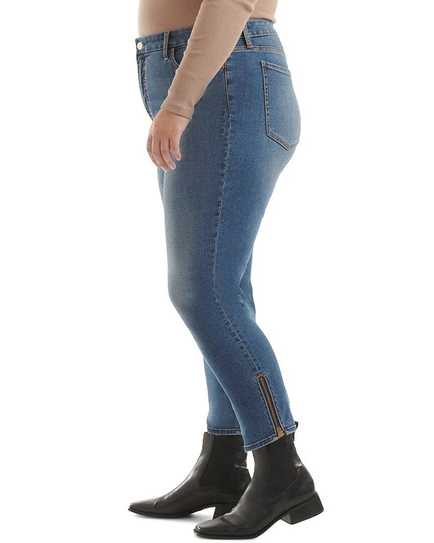 Jen7 Plus Clear Ankle Skinny Jean - 40 Waist / Clear