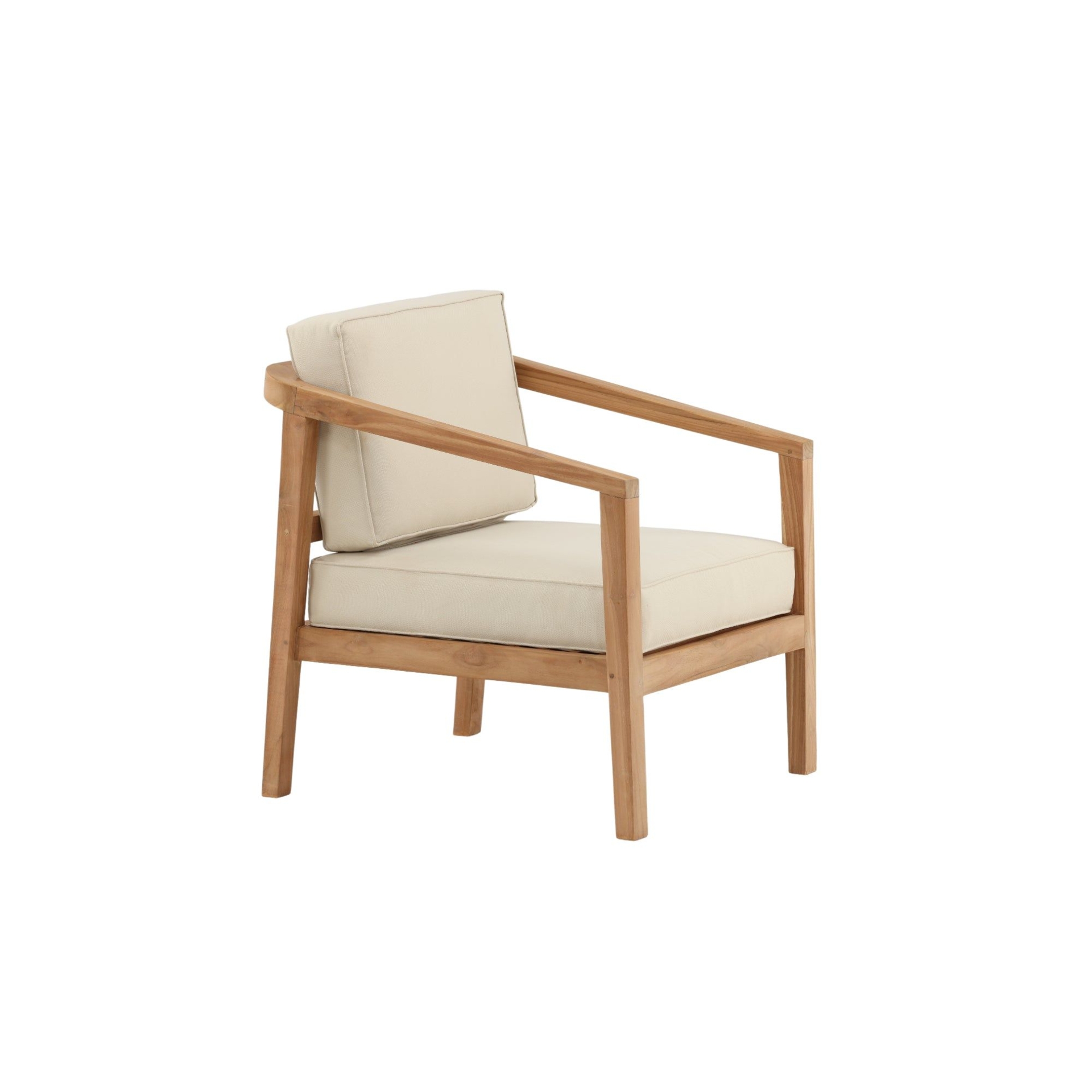 Kendal Lounge Chair (Sofaset)  Teak golden - 75x75x70 / Gold