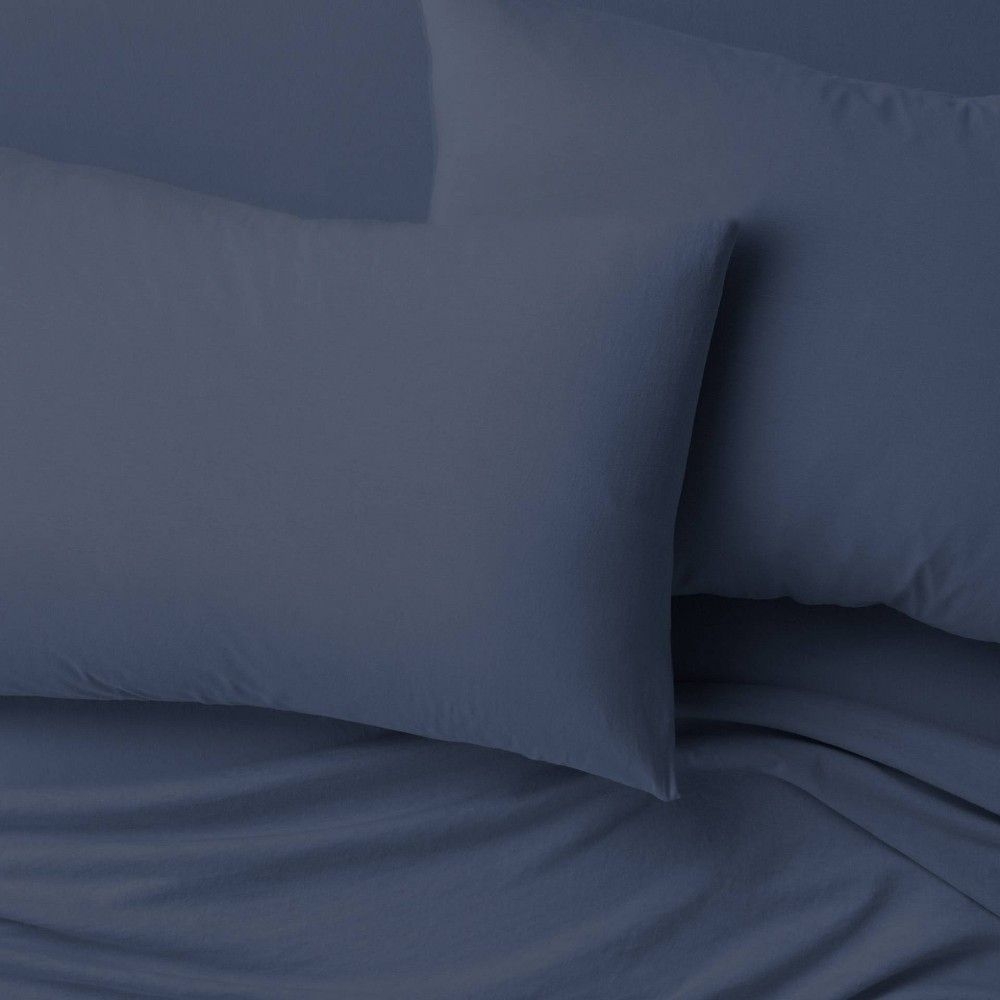 King Jersey Pillowcase Set Blueberry - Tuft & Needle