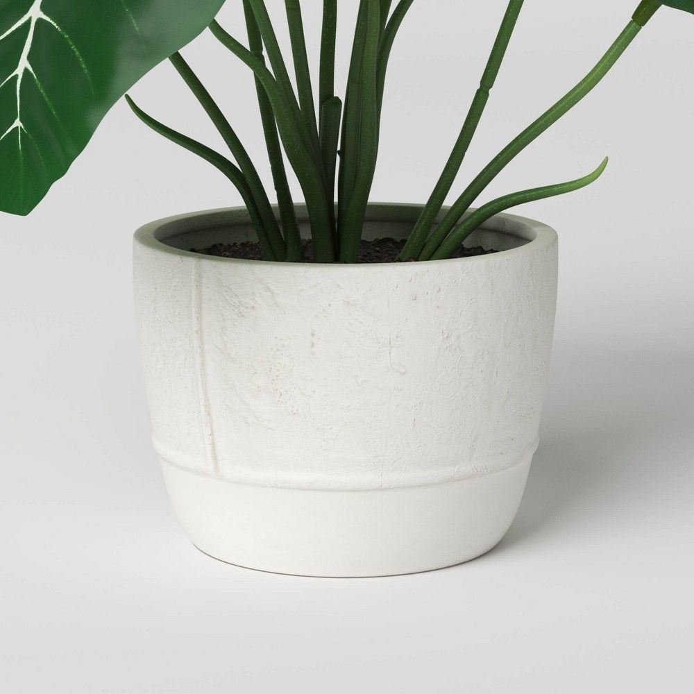 Large Artificial Dasheen Leaf Plant - Threshold