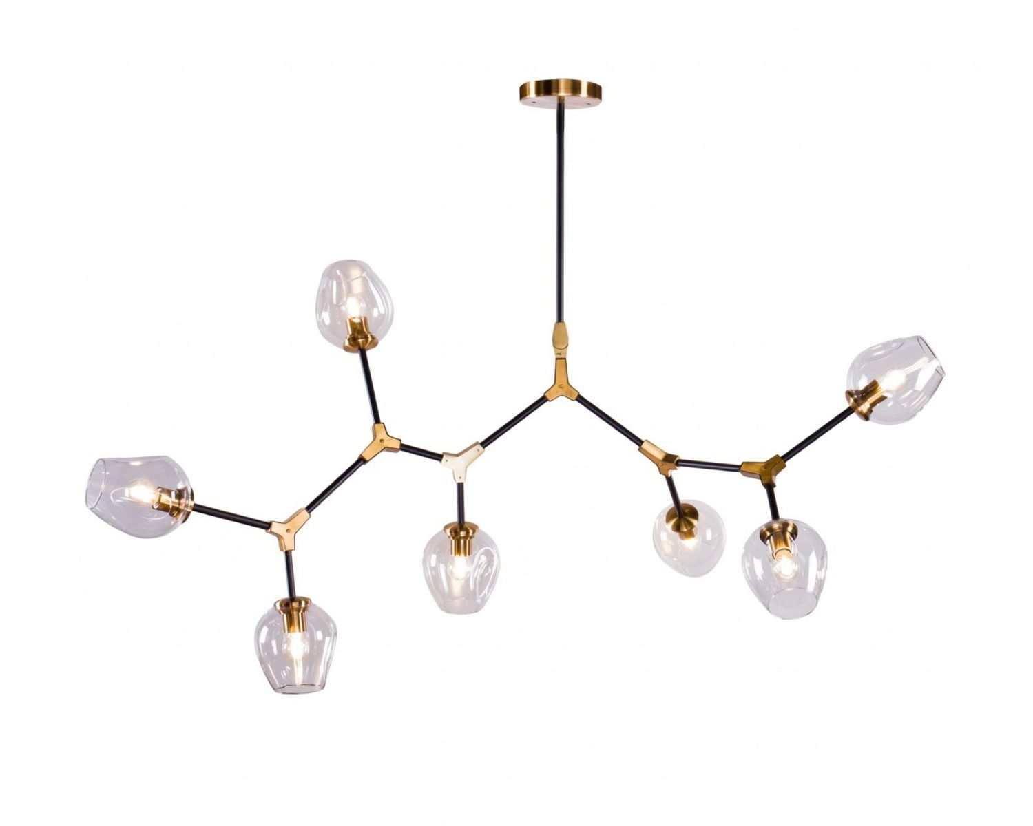 Liang & Eimil Obital Pendant Lamp - Matte Black/Clear