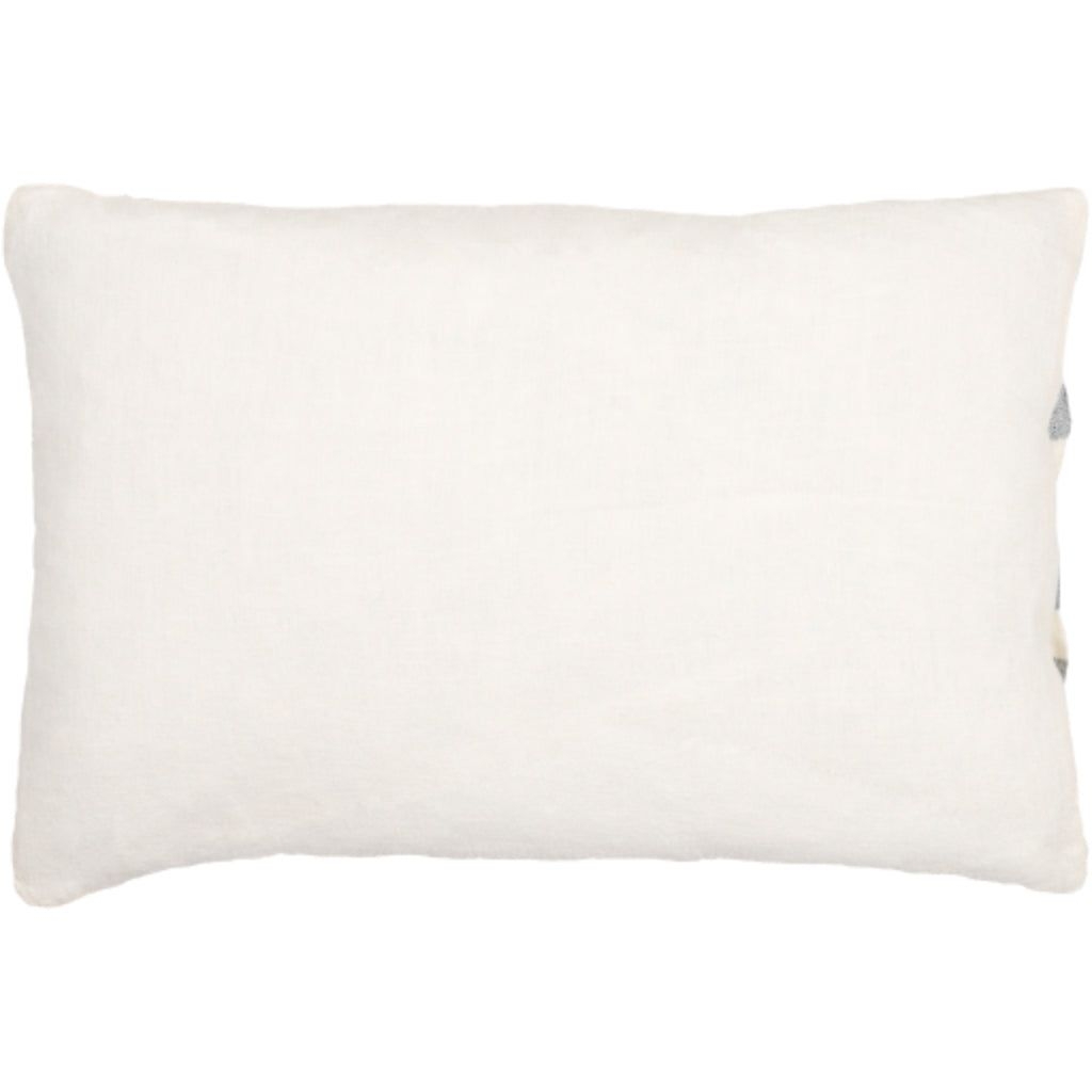 Linen Striped Buttoned Pillow - 18x18 / Down