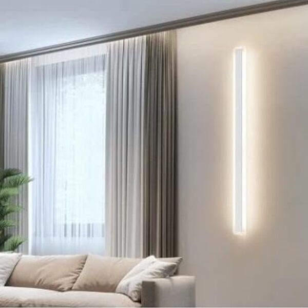Luminria Arandela Slim Led Moderna Para Parede Interna 80cm