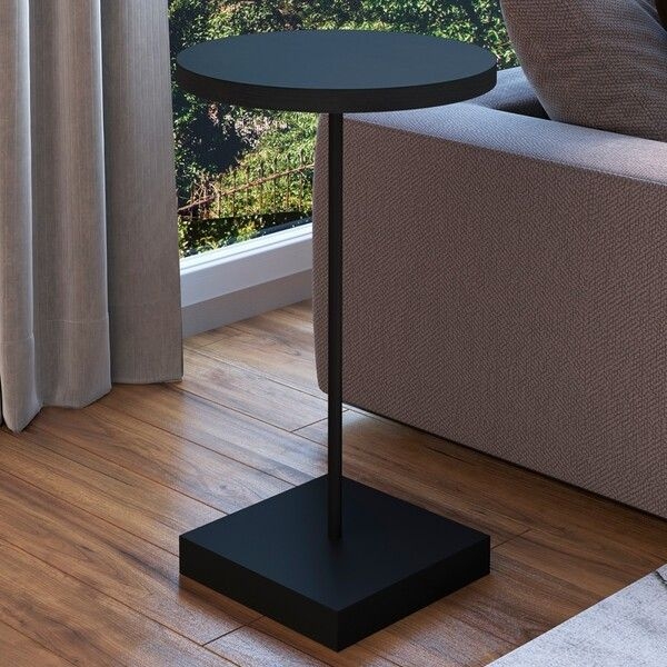 Mesa De Canto 35 Cm Nero/preto - Artesano