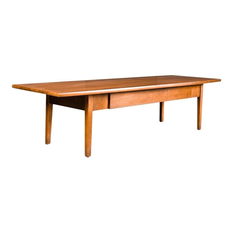 Mid Century Coffee Table With Drawer Stanley Furniture