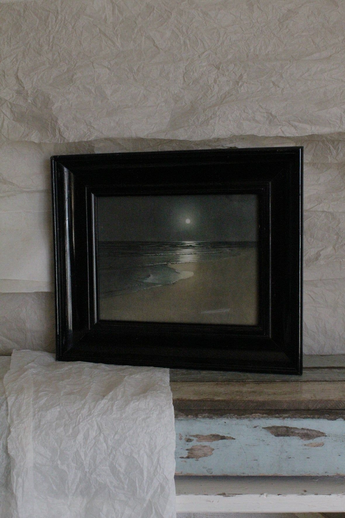Moonlit Seas - Vintage Prints and Old Frames