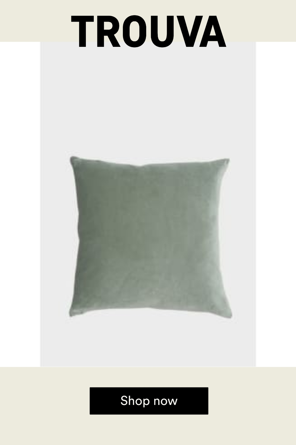 Niki Jones - Velvet Linen Square Cushion Pewter