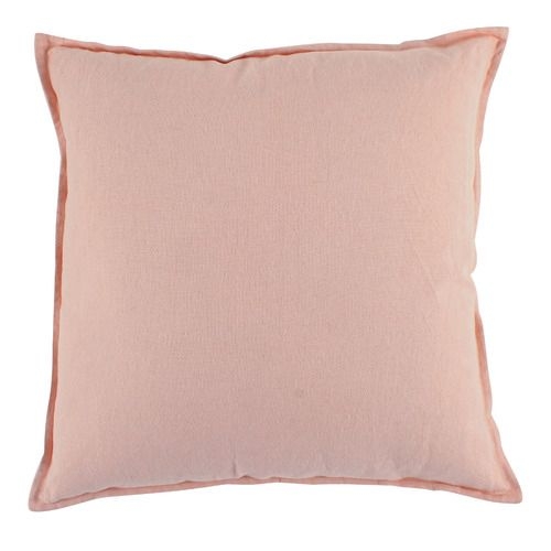 Octavi Cotton-Blend Cushion Colour: Dusty Pink - Temple & Webster