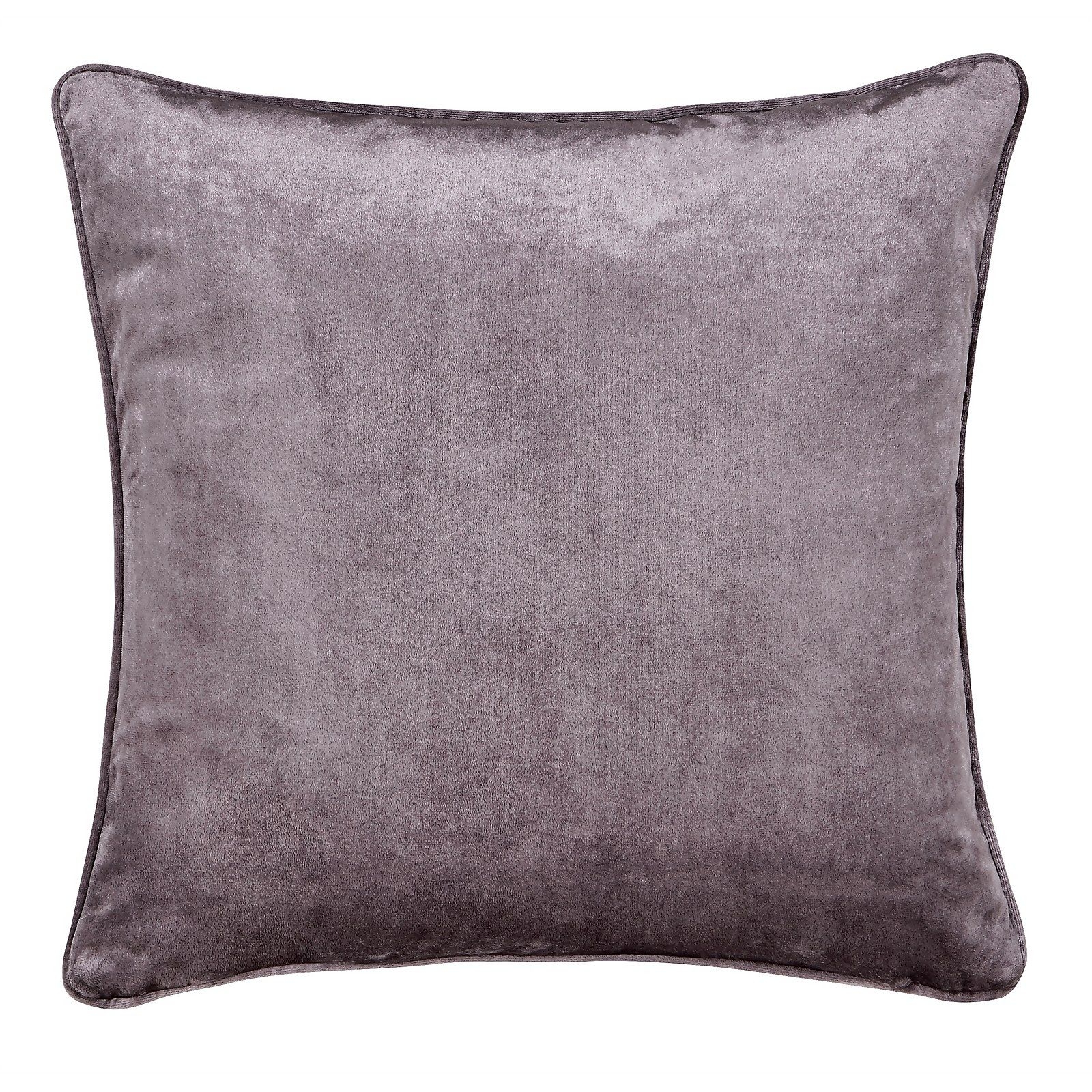 Peacock Blue Hotel Escala Cushion 45x45cm - Damson Purple