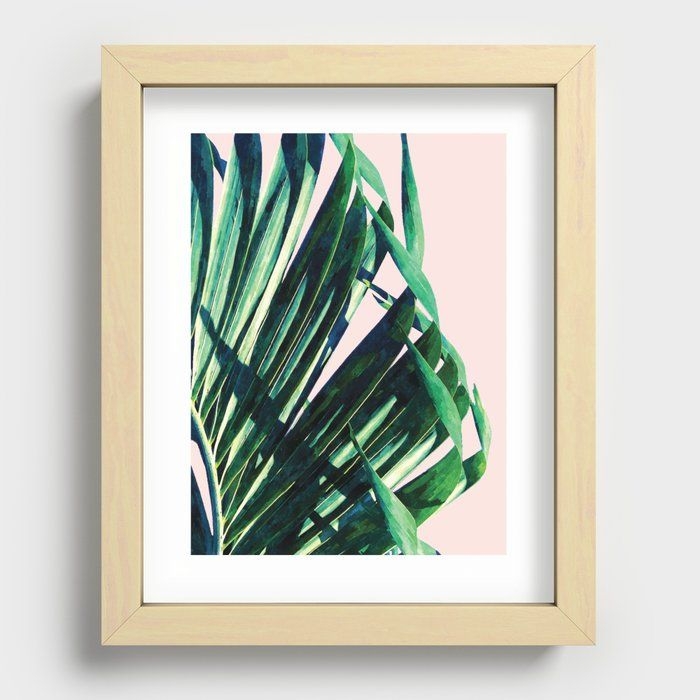 Recessed Framed Print | Palm V2 by 83 Oranges Free Spirits - Maple - 8" x 10" - Society6