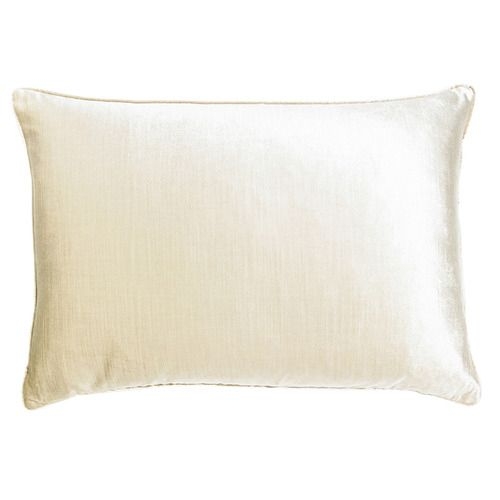 Roma Velvet Cushion Colour: Champagne - Temple & Webster