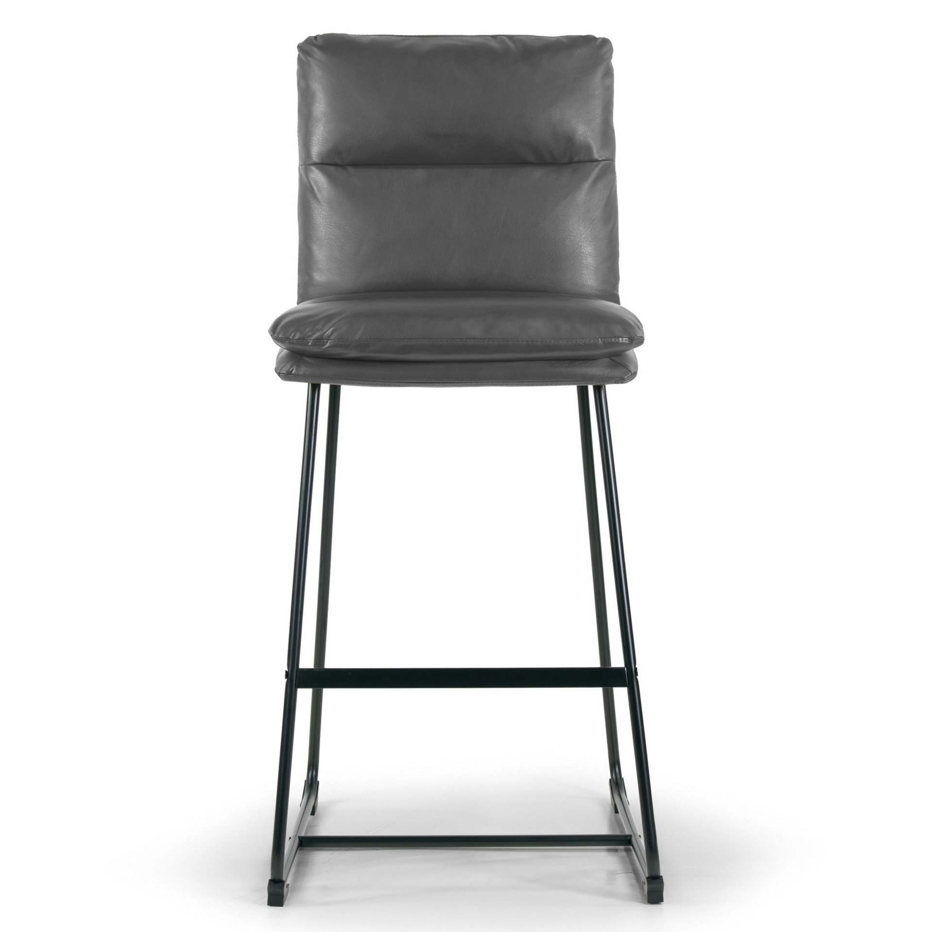 Set of 2 Aulani Upholstered Metal Frame Bar Stool