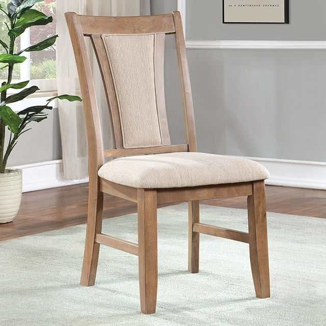Upminster Natural Tone/Beige Side Chair (Set of 2)