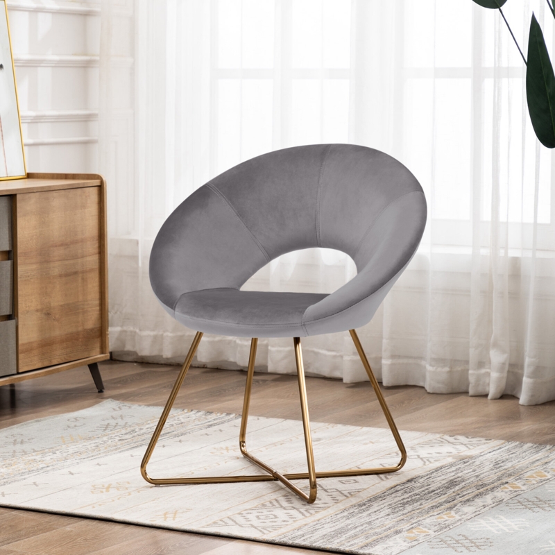 Velvet Accent Chair
