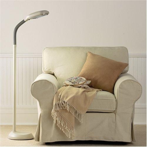 Verilux VF01AA1 Natural Spectrum Floor Lamp, Ivory