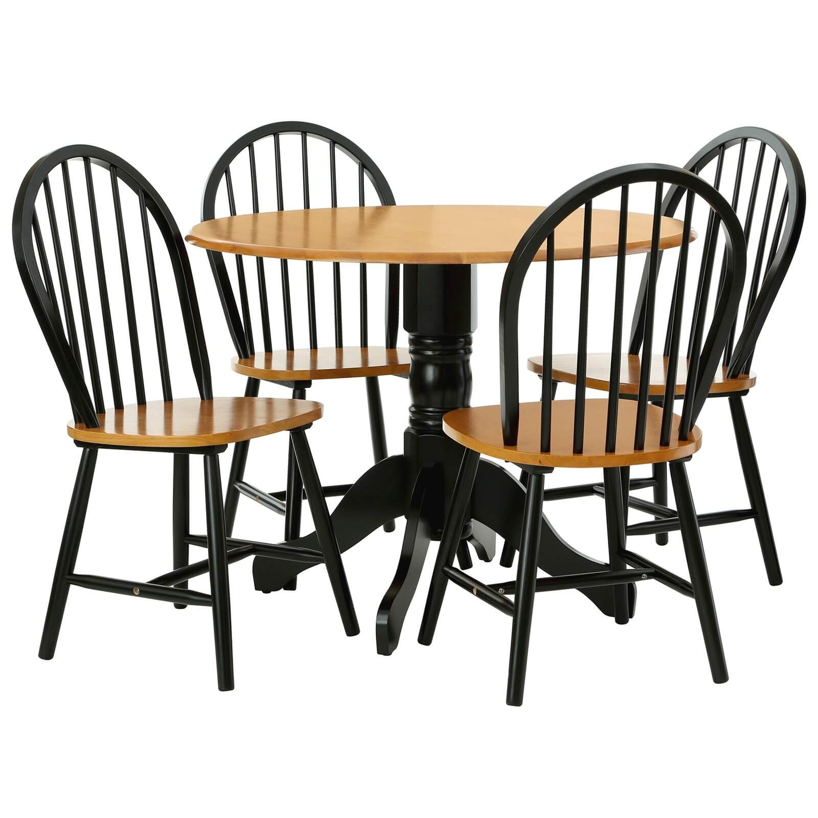 Vermont Matt Black Finish Oakland Dining Chair