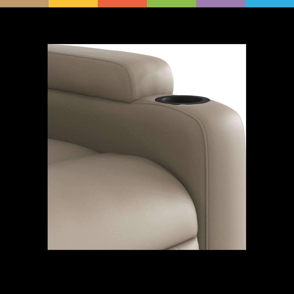 VidaXL, Massageliege + Massagesessel, Massagesessel Cappuccino-Braun Kunstleder,Farbe
