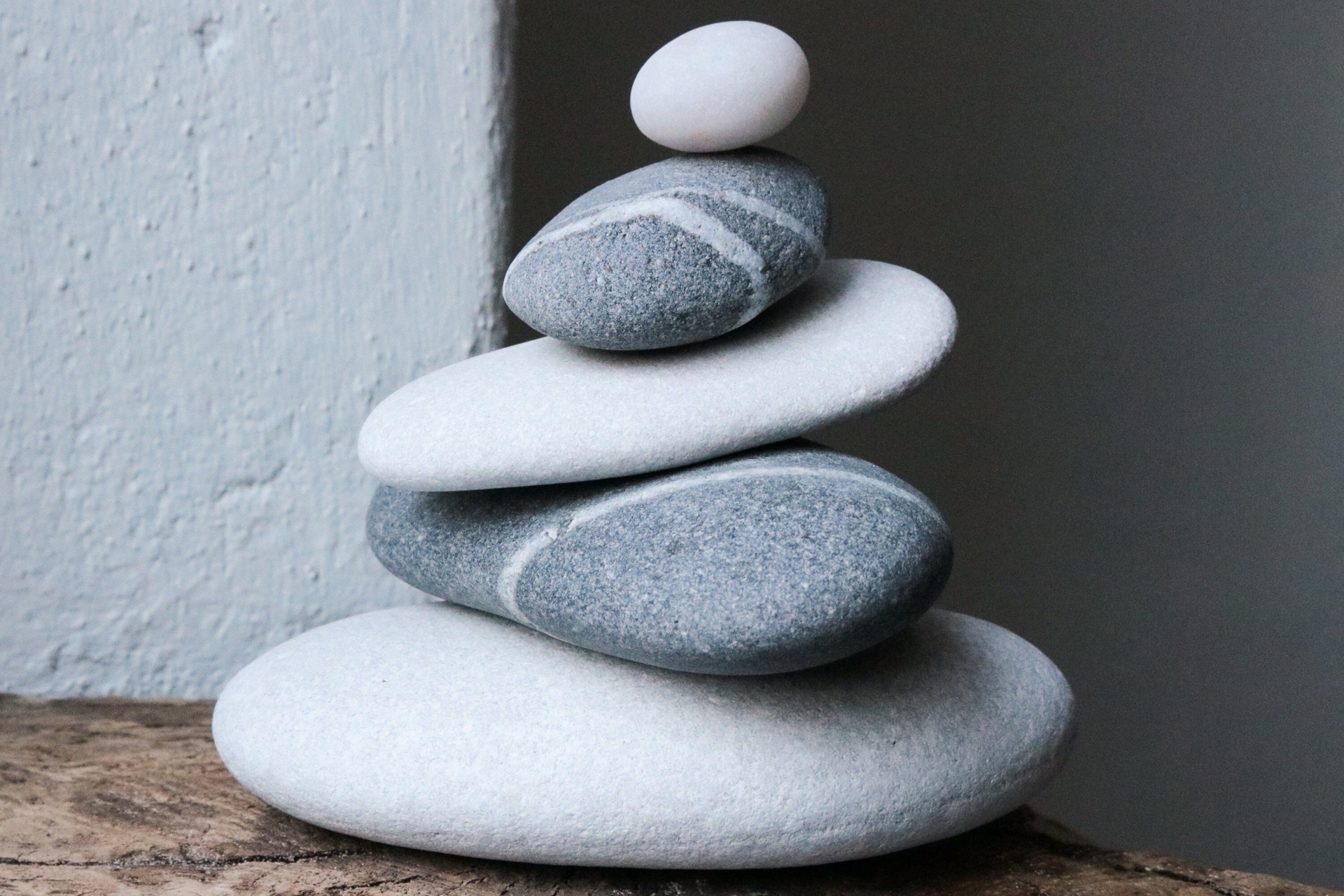 Zen Garden Stones - Meaningful Gift for Him - Rock Balancing Cairn - Self Care Kit