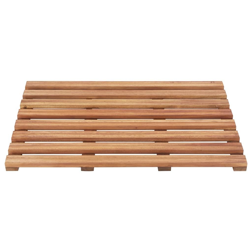 ZNTS Bath Mats 2 pcs Solid Acacia Wood 56x37 cm 46574