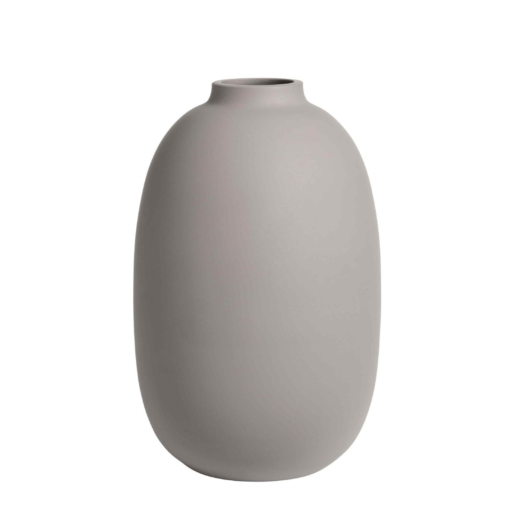 (15.5cm) Keramik Blumenvase Moderne Home Dekoration Vase - Hellgrau