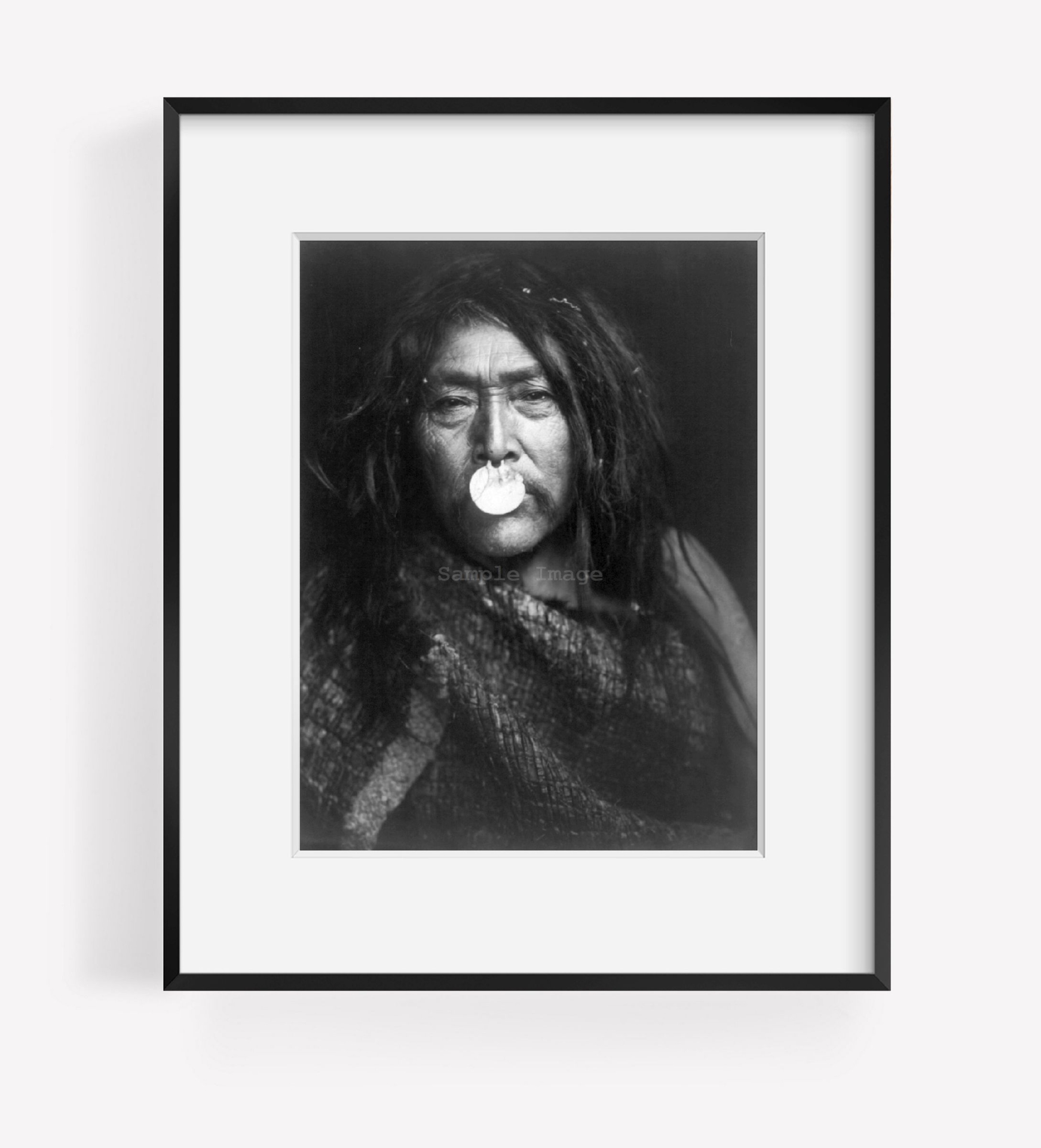1914 Photo Naemahlpunkuma--Hahuamis Naemahlpunkuma, a Hahuamis man, head-and-sho