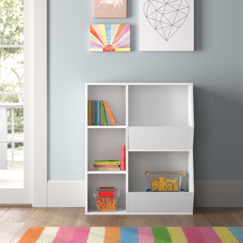 36.6'' H X 30.1'' W Cubby Toy Storage Organizers Kids Bookcase