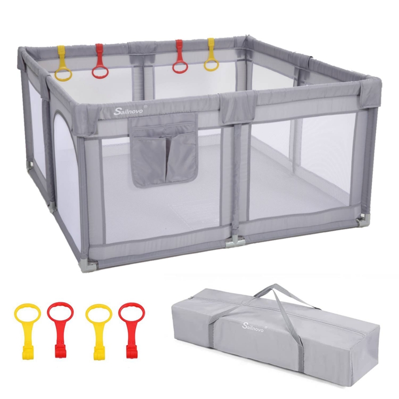50 x 50 inch Baby Playpen Kids Activity Center Safety Gate