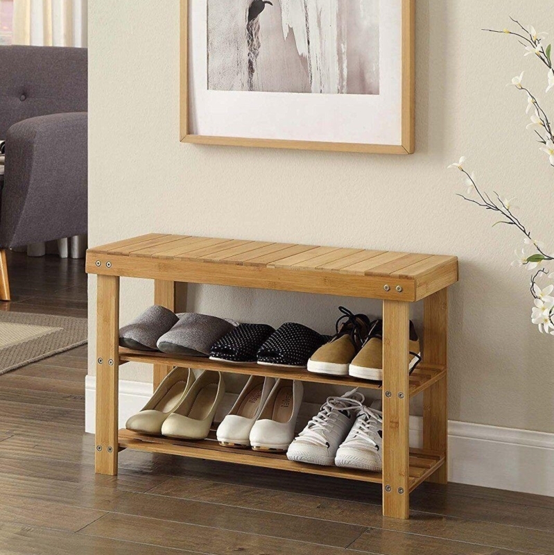 6 Pair Shoe Storage Bench