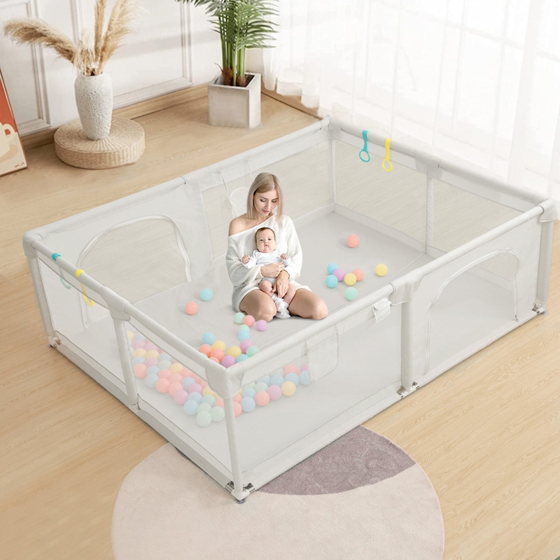 79" x 63" Large Baby Playpen Activity Center Playard for Babies and Toddlers