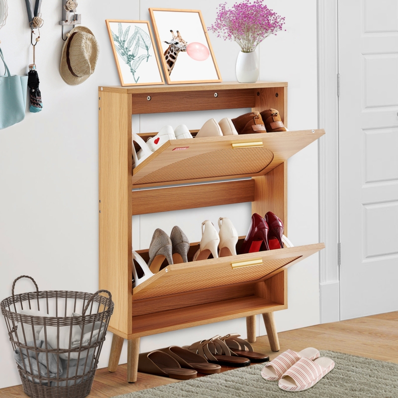 8 Pair Shoe Storage Cabinet