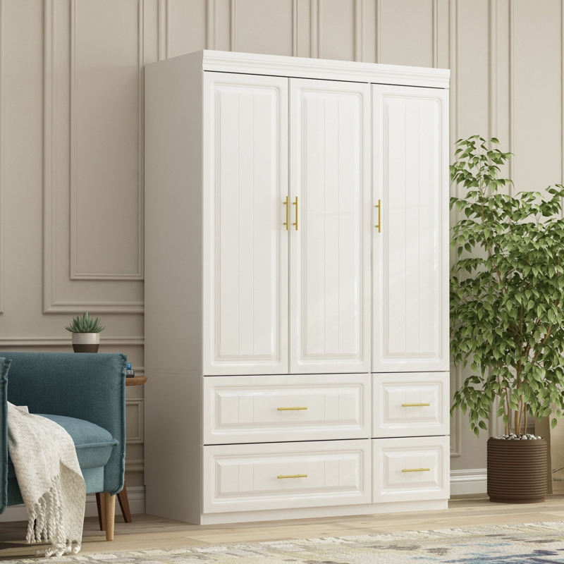 Agastya Solid + Manufactured Wood Armoire