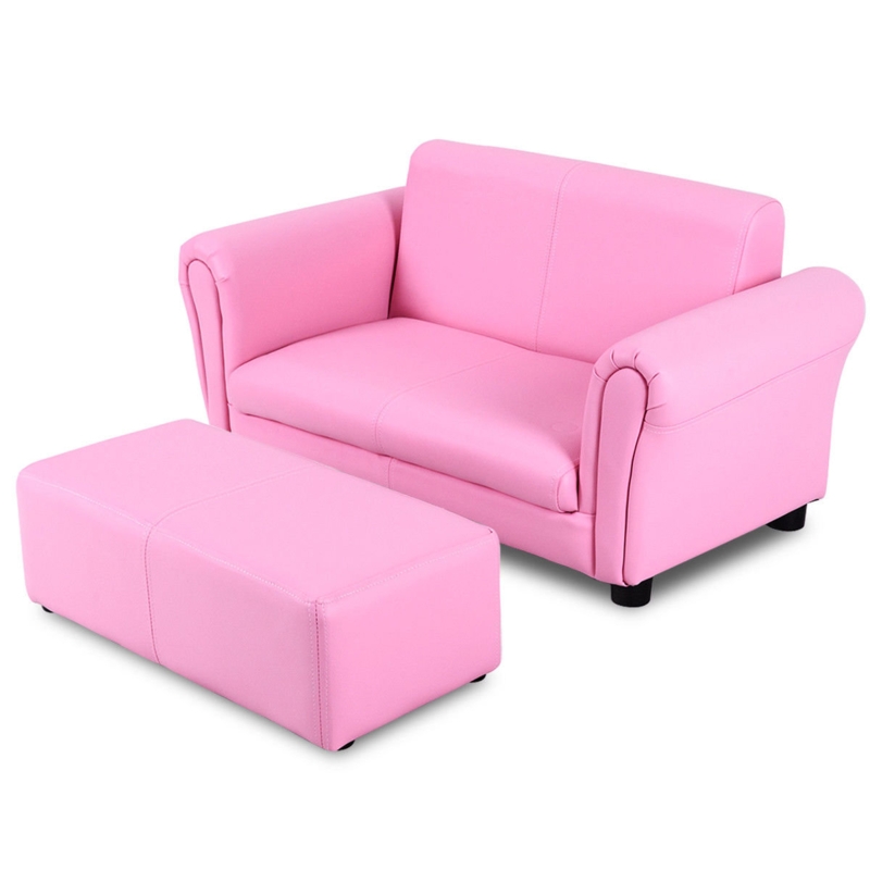 Alethea Kids 7'' Club Chair Sofa/Sectional and Ottoman