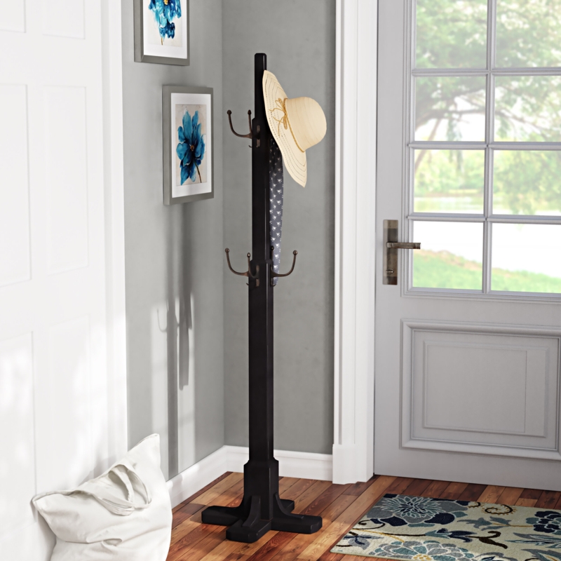 Anaja Solid Wood Coat Rack