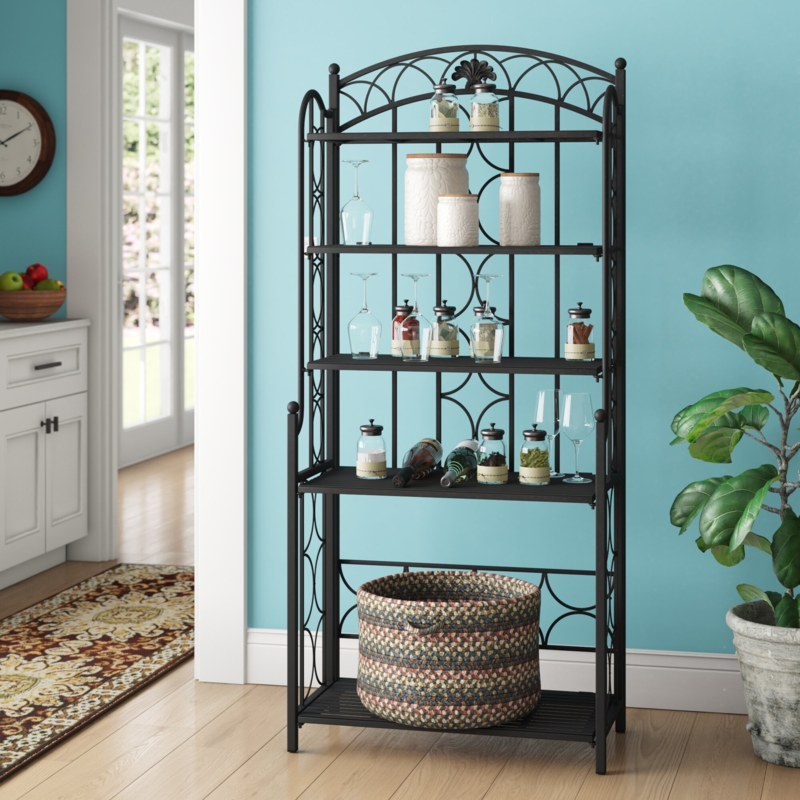 Apisan 31'' Wrought Iron Standard Baker's Rack