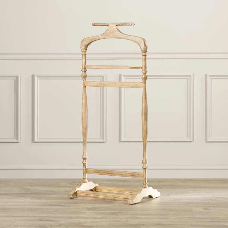 Arine Solid Wood FreeStanding Valet Stand
