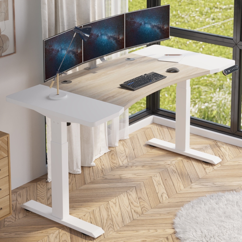 Arionna 63"Dual Motor Adjustable Height Standing Desk
