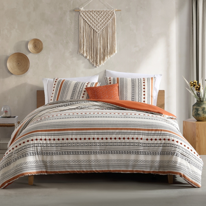 Ashara No Striped Comforter Set