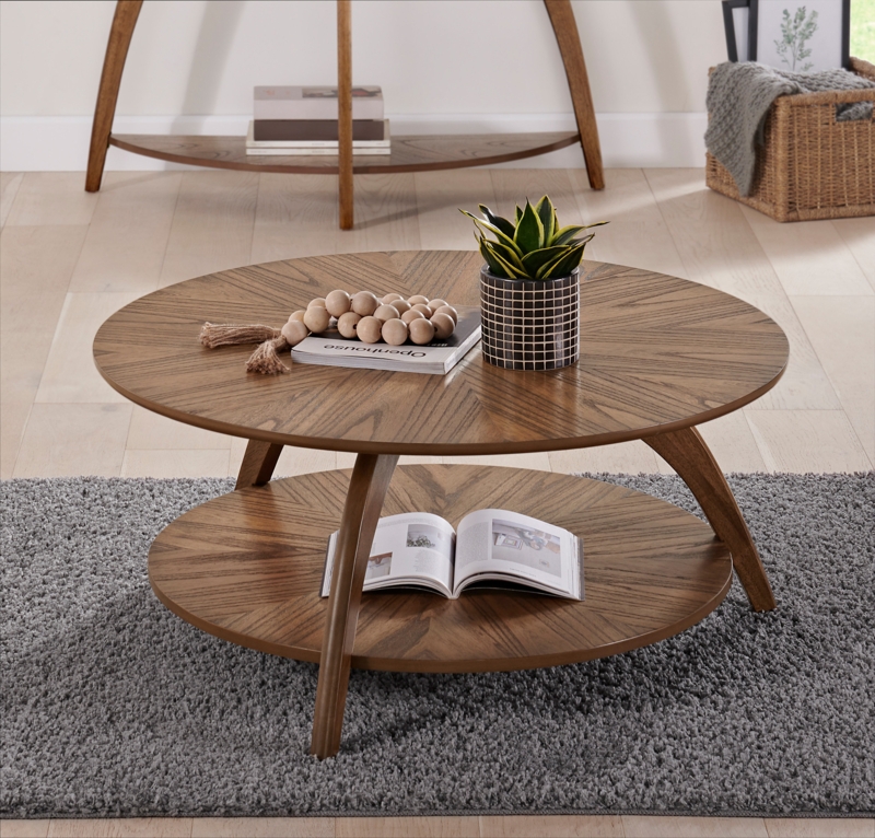 Atreu Wood Coffee Table with Storage