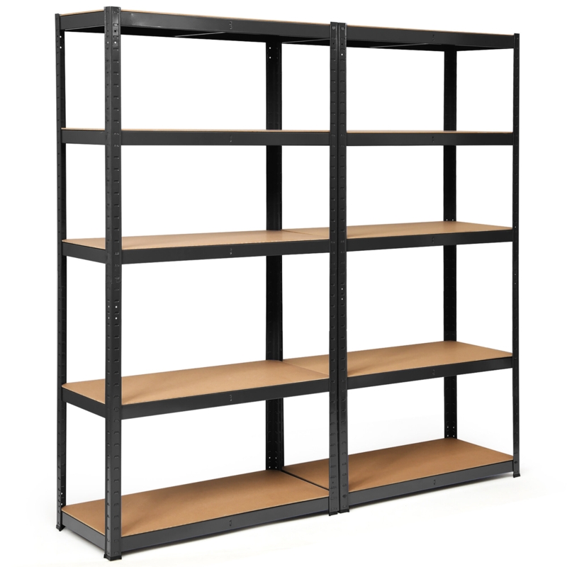 Bade 72'' W Height -Adjustable Shelving Unit (Set of 2)