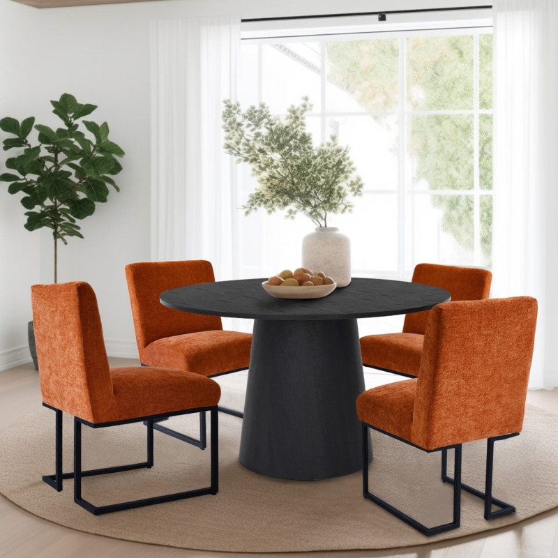 Bende 5 - Piece Pedestal Dining Set