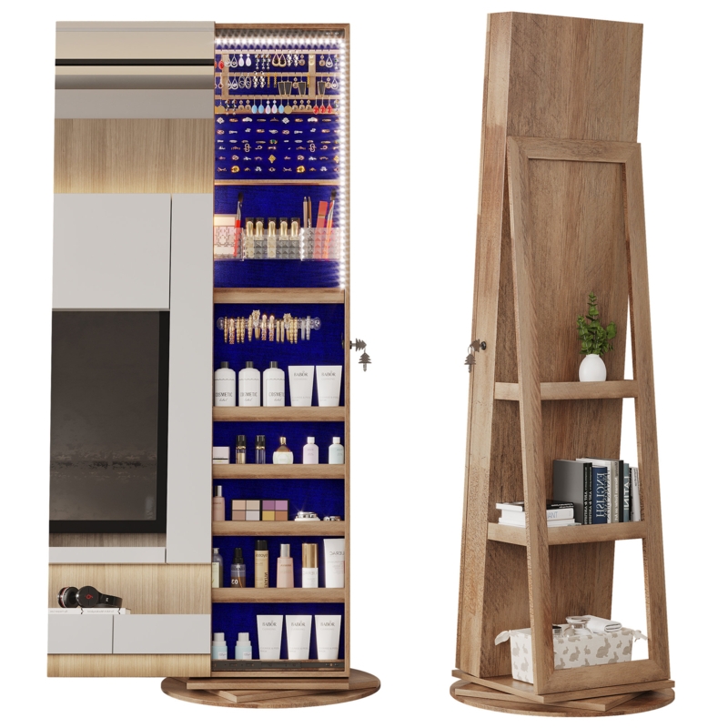 Besar 22'' Wide Freestanding Jewelry Armoire