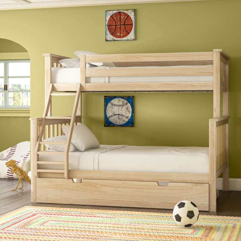 Bolles Kids Full Over Full Bunk Bed with Trundle