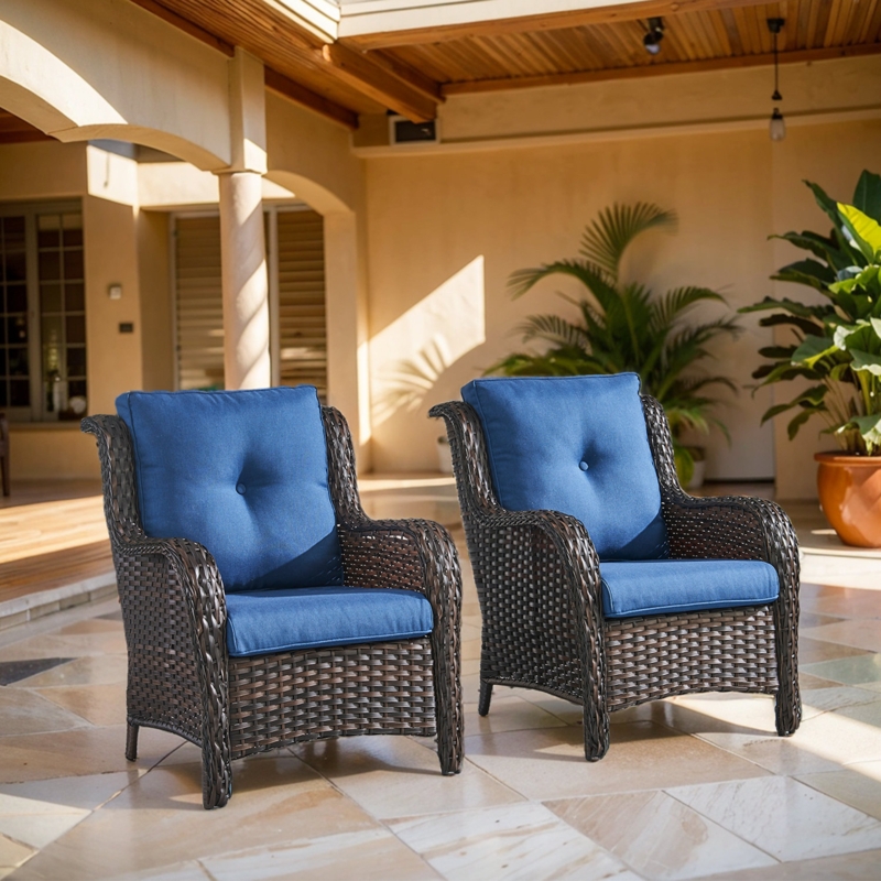 Bonia Wicker Rattan Outdoor Chairs