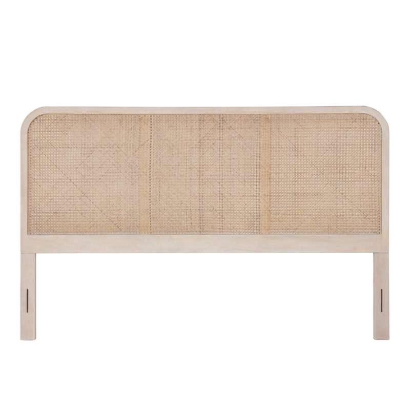 Boone Solid Wood and Cane Headboard