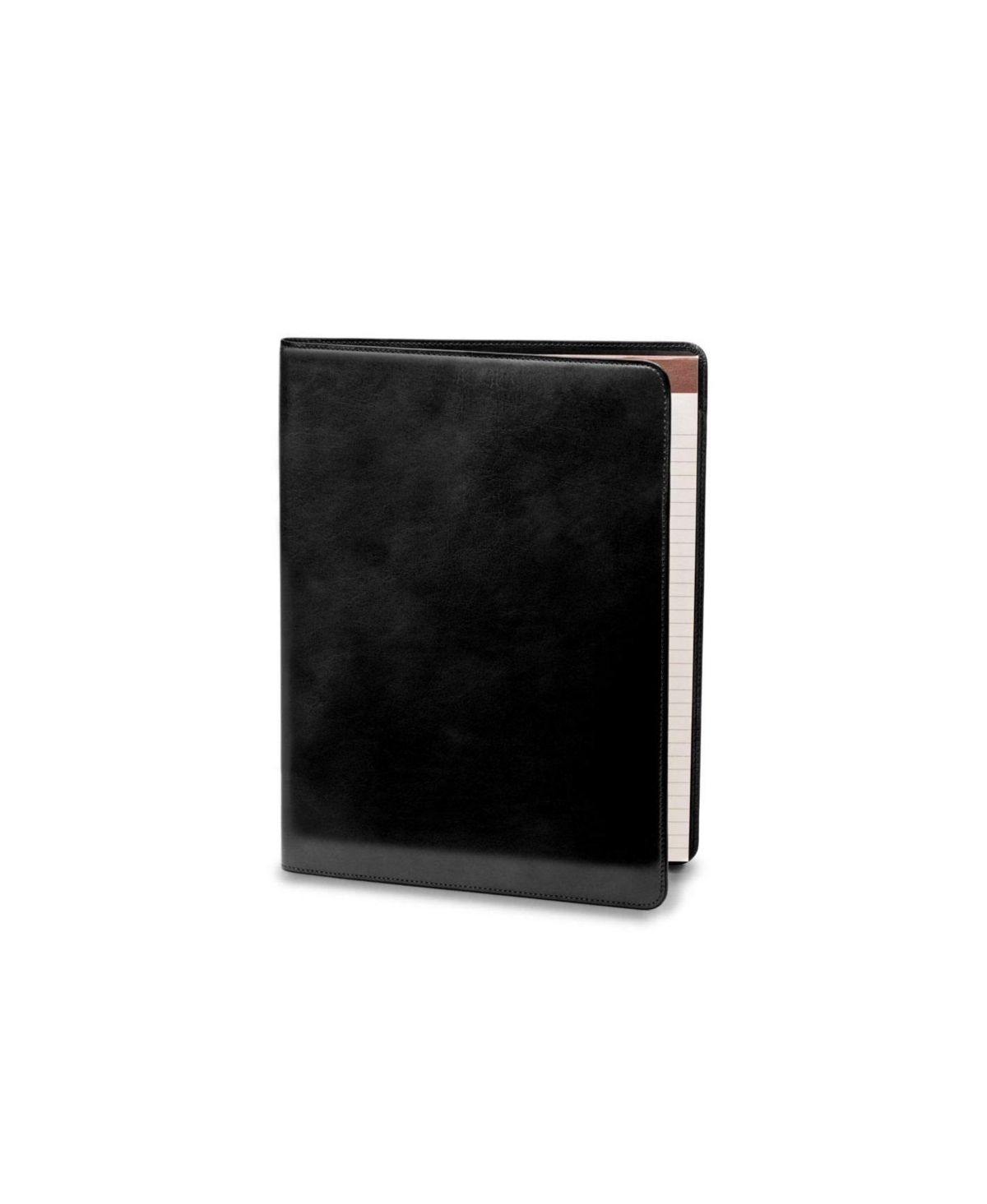 Bosca Old Leather Classic All Leather Pad Cover 8.5 X 11 - Black