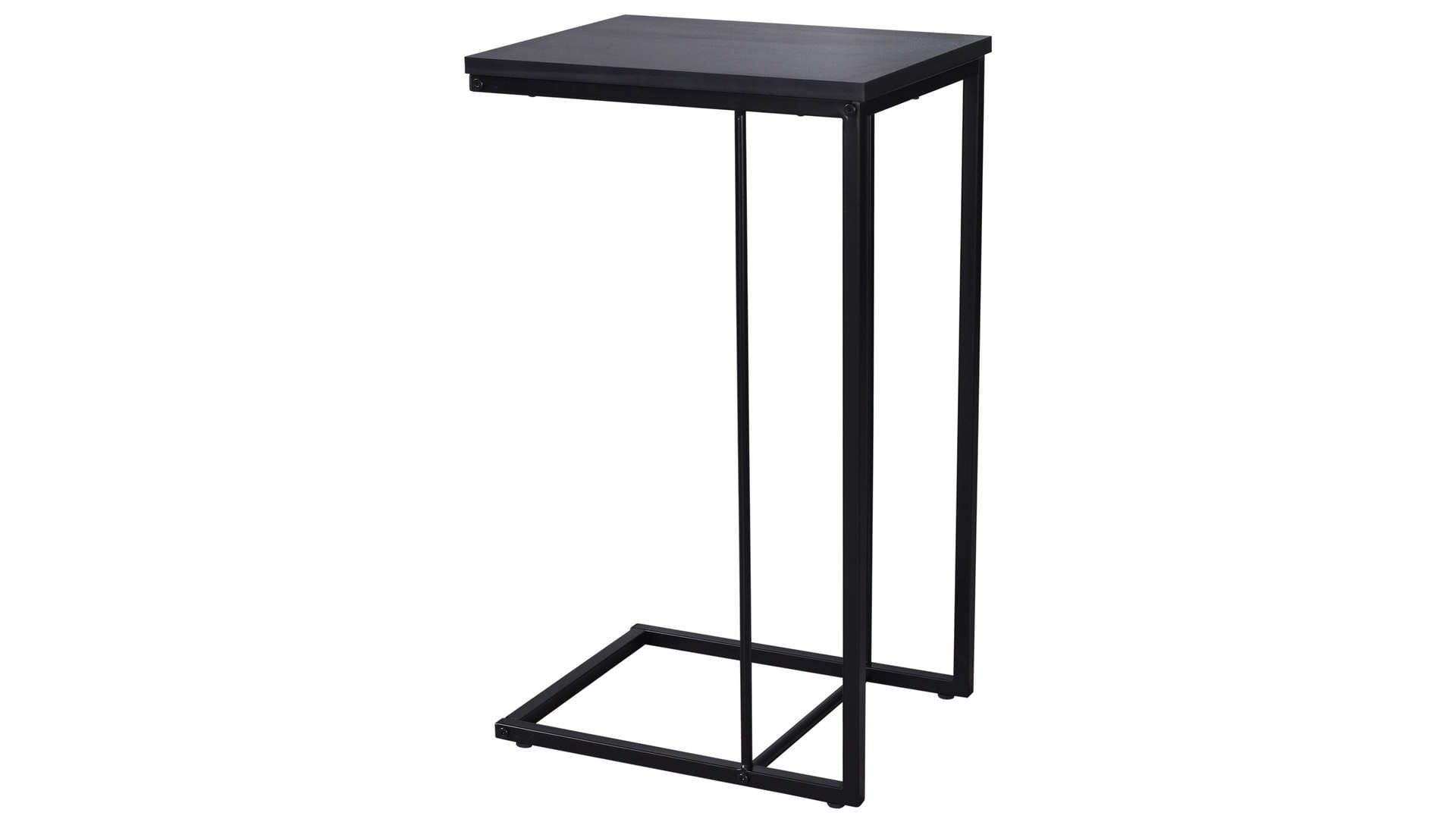 Bout de canap rectangulaire EASY coloris noir.