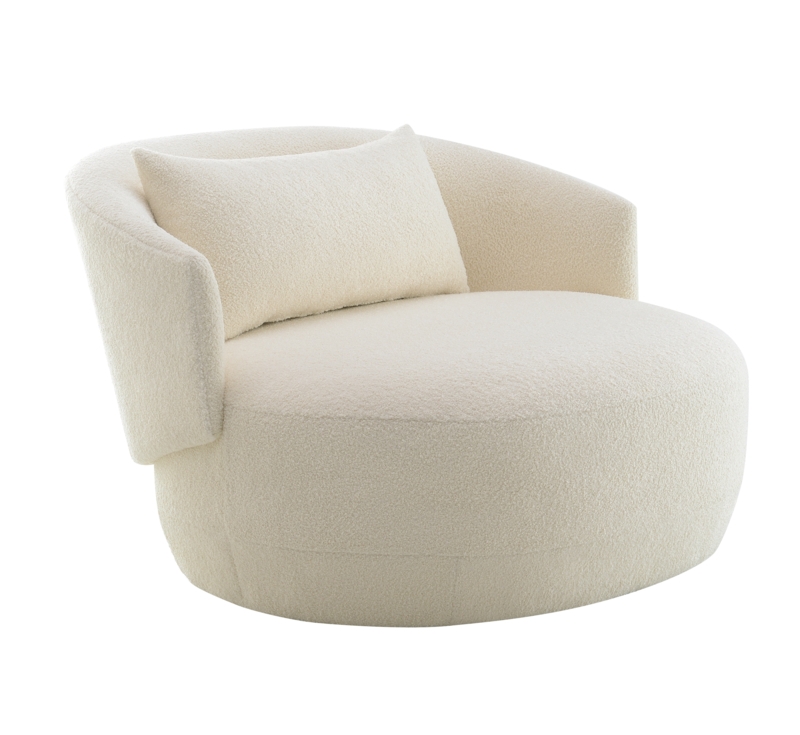 Branisha Upholstered Swivel Accent Chair