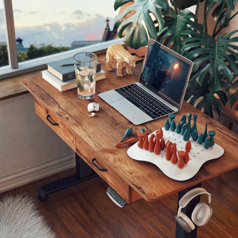 Bratchell Adjustable Metal Base Standing Desk
